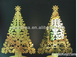 Christmas tree acrylic mirror, plastic christmas tree