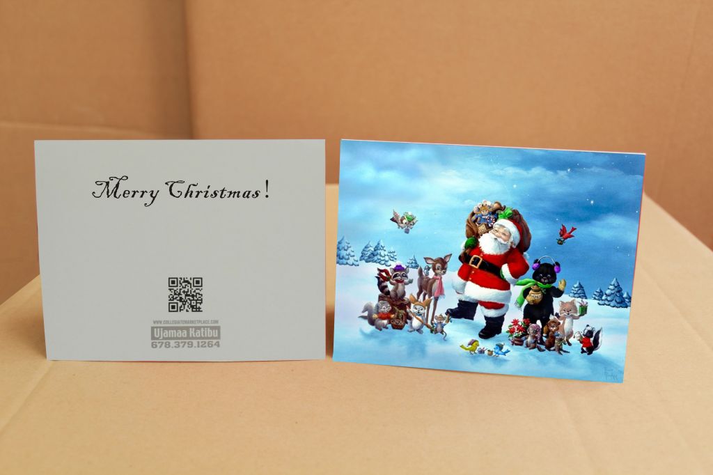 3d christams greeting card