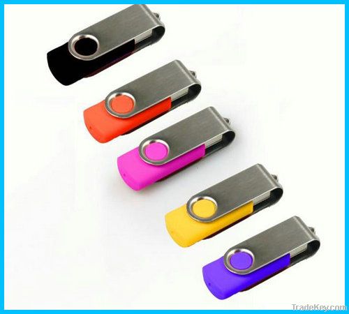 Swivle hot sell promotion gift USB flash drive any color free logo
