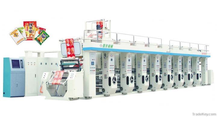 High speed compterized register rotogravure printing machine