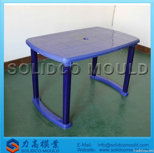 plastic table top injection moulding, plastic dine table mould