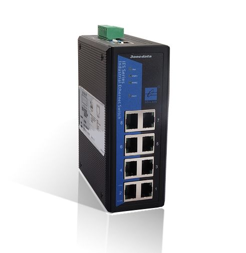 8-port 10/100M Web Managed Redundant Industrial Ethernet Switch(IES-608)