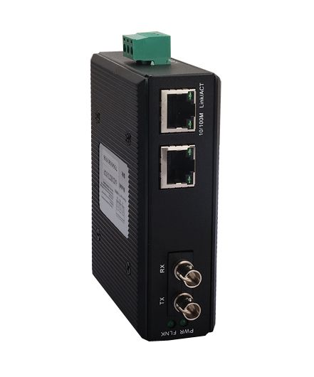 2-port Industrial Ethernet Media Converter(IMC102-F)