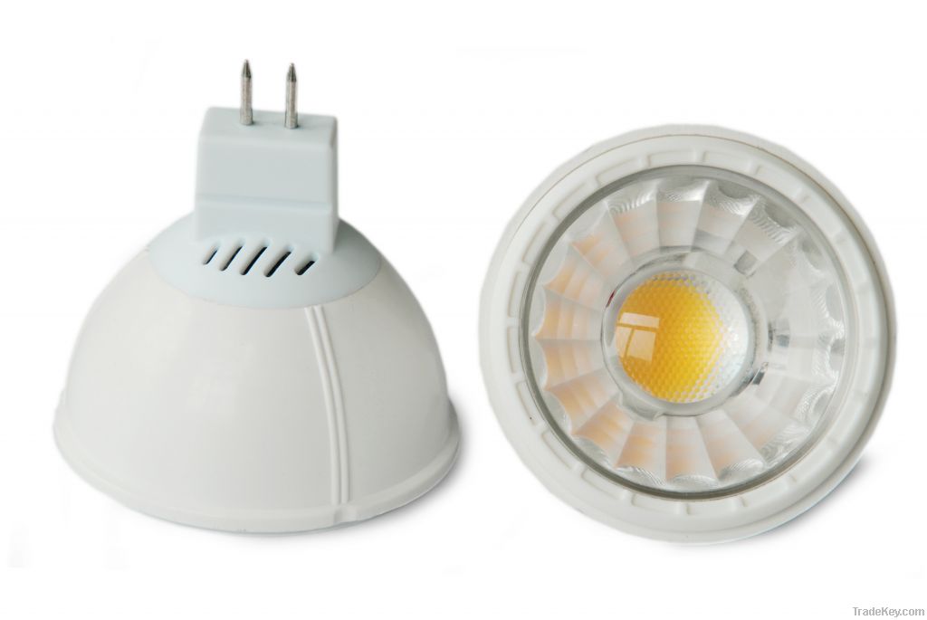 LED Spotlight Bulb with 6W Power and MR16/GU10/GU5.3 Socket