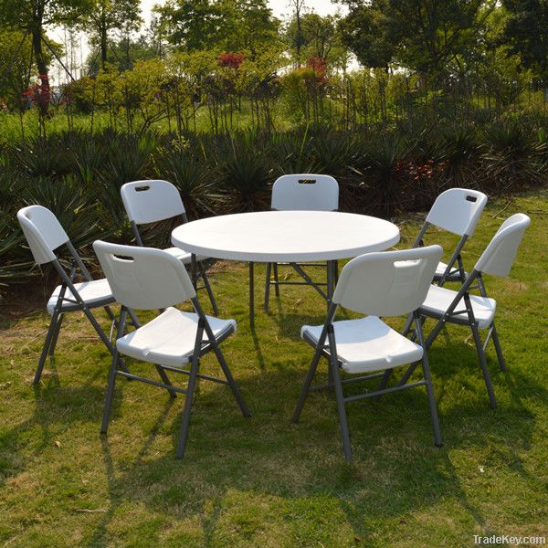 convenient furniture white 4ft restaurant round tables for party or ba