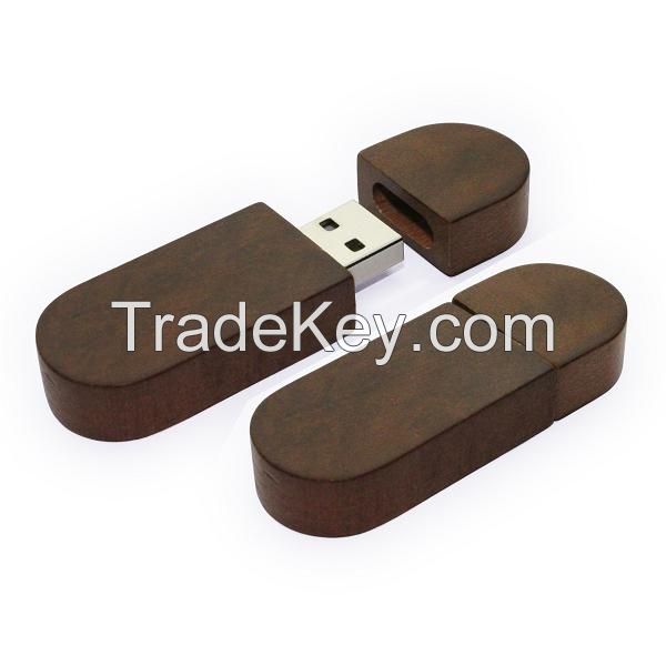 Wooden usb flash drives