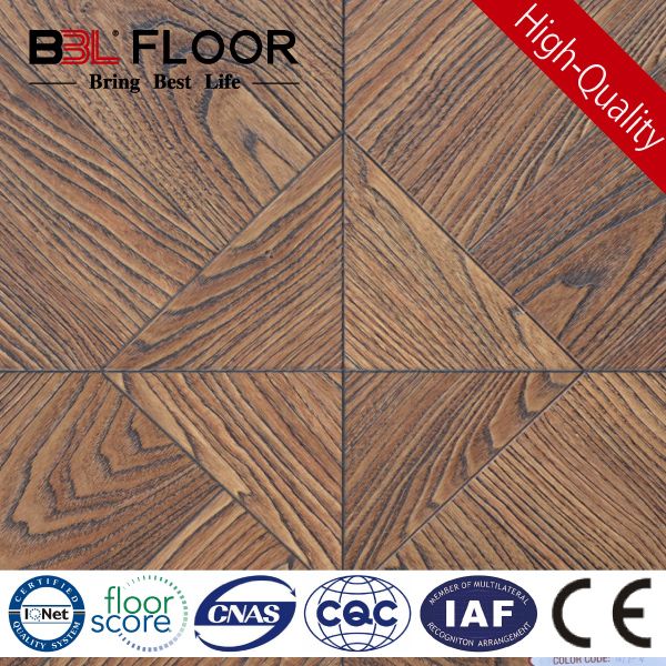 15mm thickness AC3 Small Embossed cheap parquet flooring 1017 Series