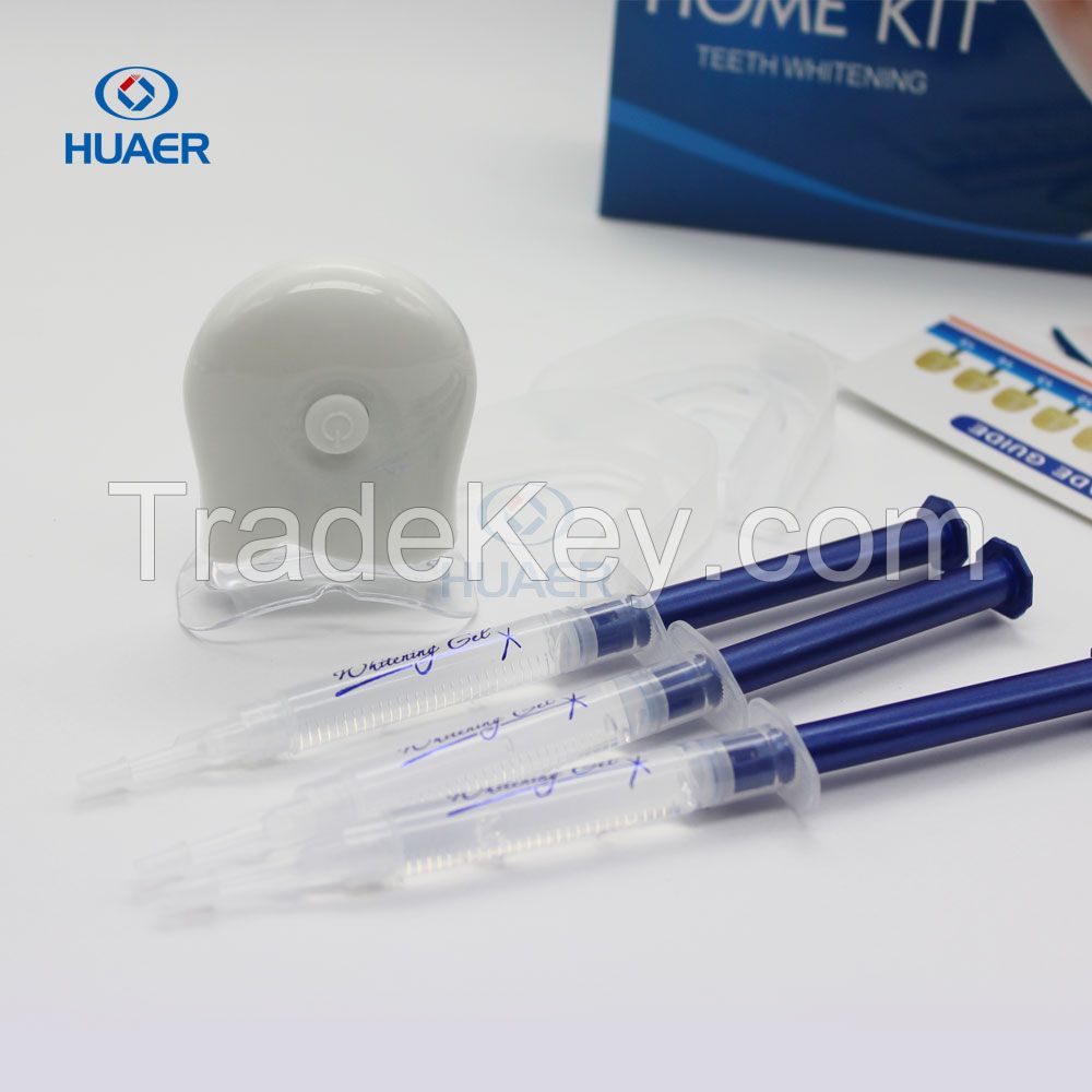 Classic home teeth whitening kit with led light