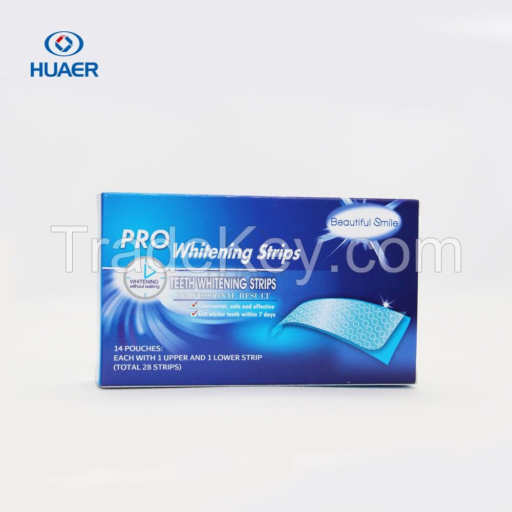 ce european standard 3D teeth whitening strips 