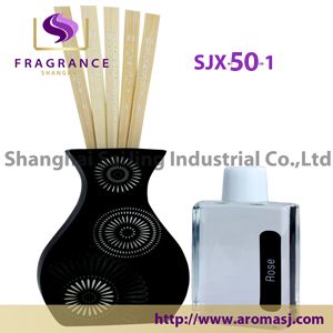 Ceramic Curved Bamboo Home Fragrance Diffuser