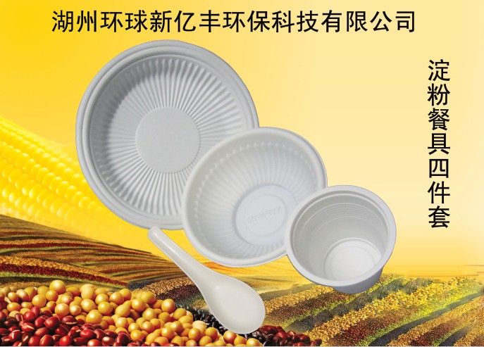 Biodegradable disposable Chinese soup spoon