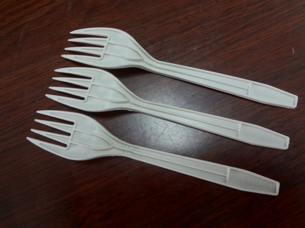 Biodegradable disposable wholesale plastic forks:xyfc-01