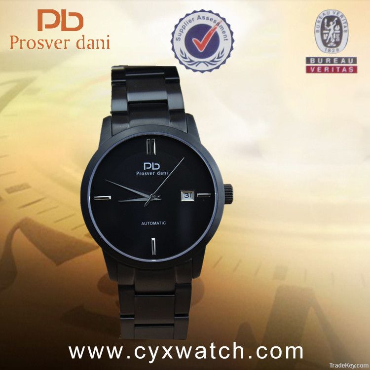 2013 fashion stainless steel automatic mechanical watch