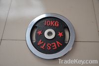 weight lifting olympic chrome coated dumbbell barbell weight plate