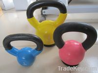 weight lifting olympic painted vinyl dipping adjustable kettlebell