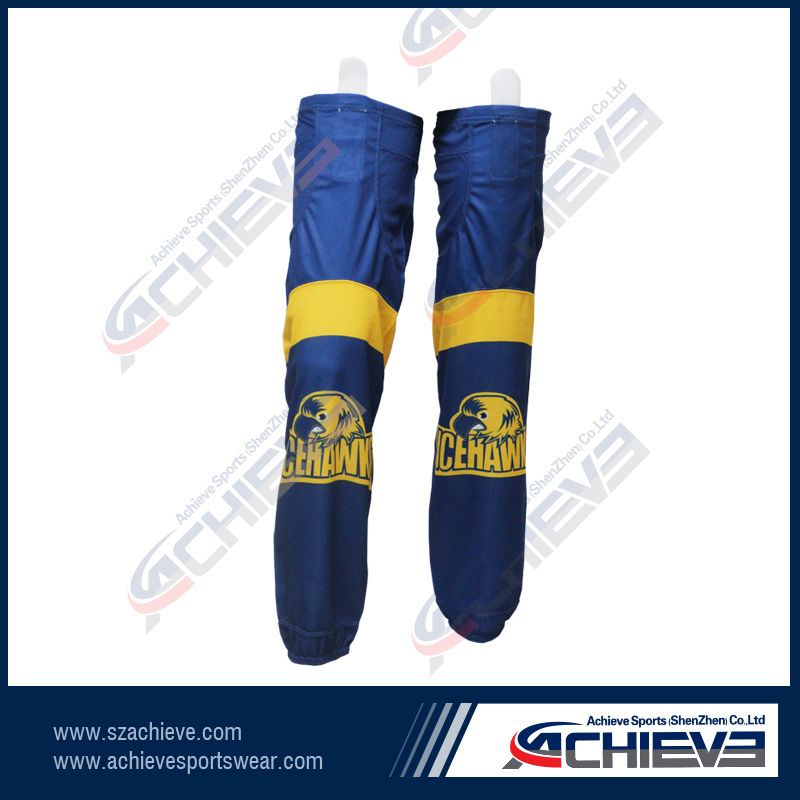 OEM Custom polyester ice hockey socks