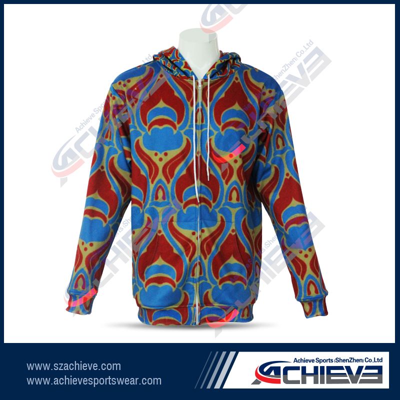 hot sale 100%polyester sublimation hoodies