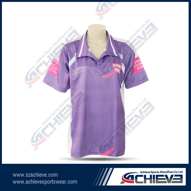man high quality polyester sublimation polyester polo shirts