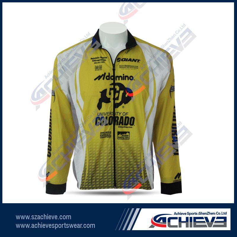 Sublimated sports jacket wears with custom made design