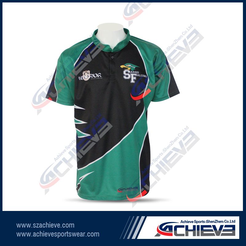 2014Custom  sublimated Rugby Shirt Uniform
