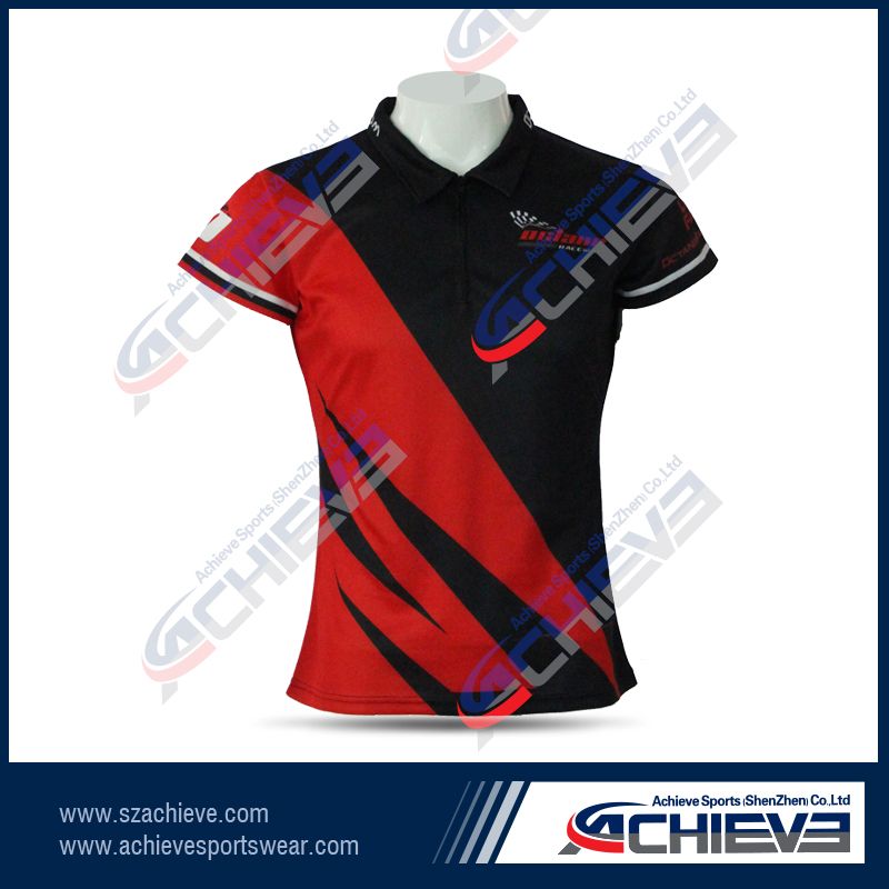 Fashion design custom subliamtion rugby apparel