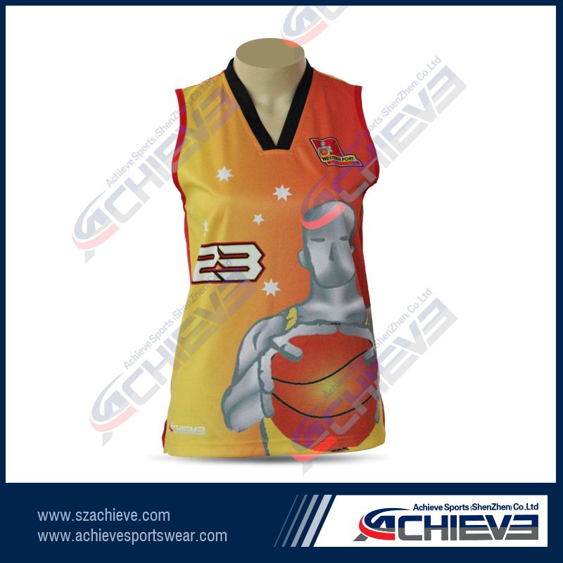 2014 Promotional customized basketball jersey