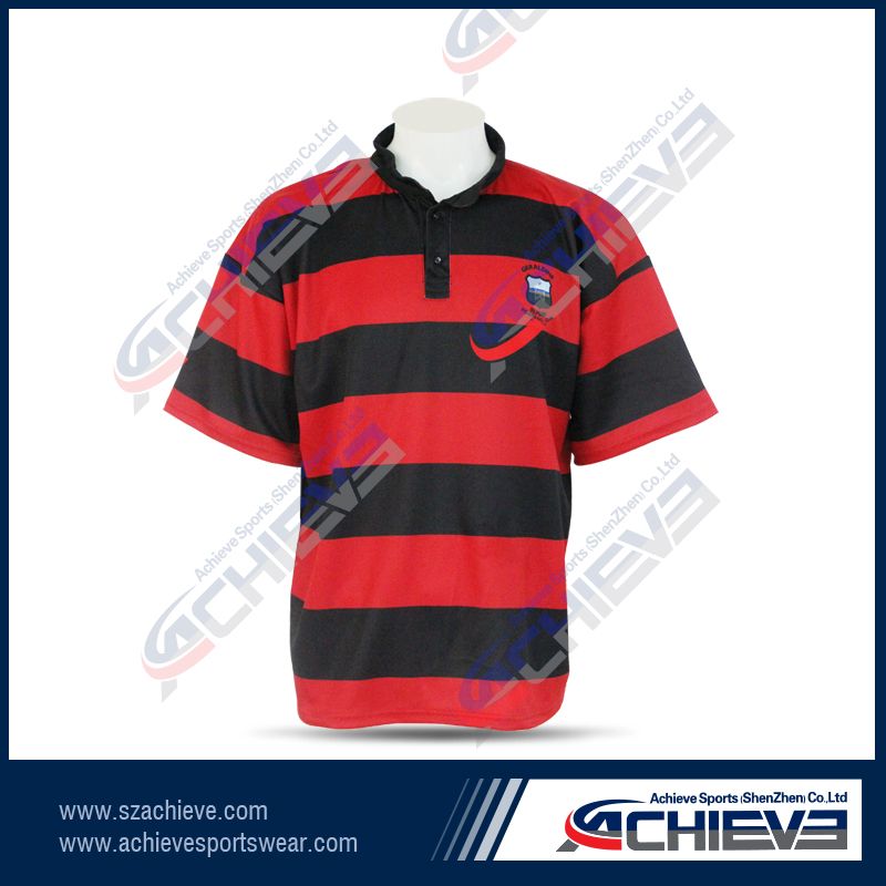 HOT!Digital sublimation rugby shirts