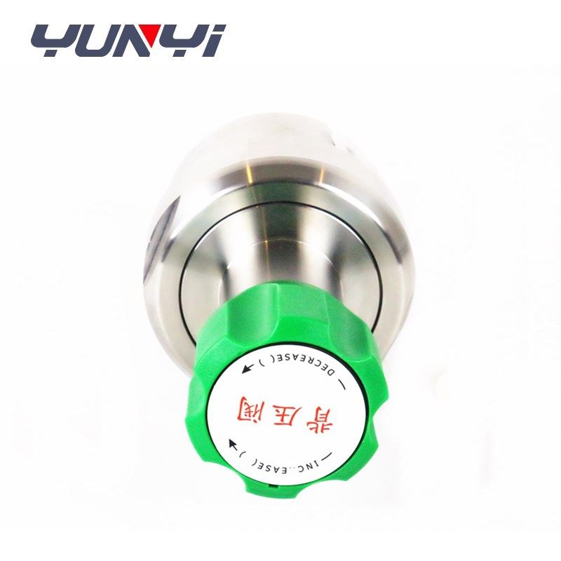 large flowrate adjustable pressure regulator regulating valve