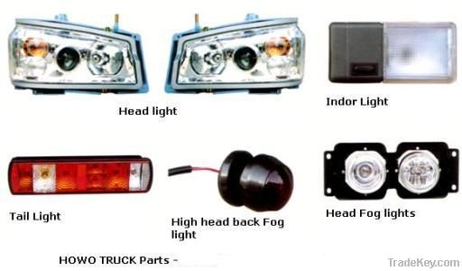 sino truck sinotruk howo lights