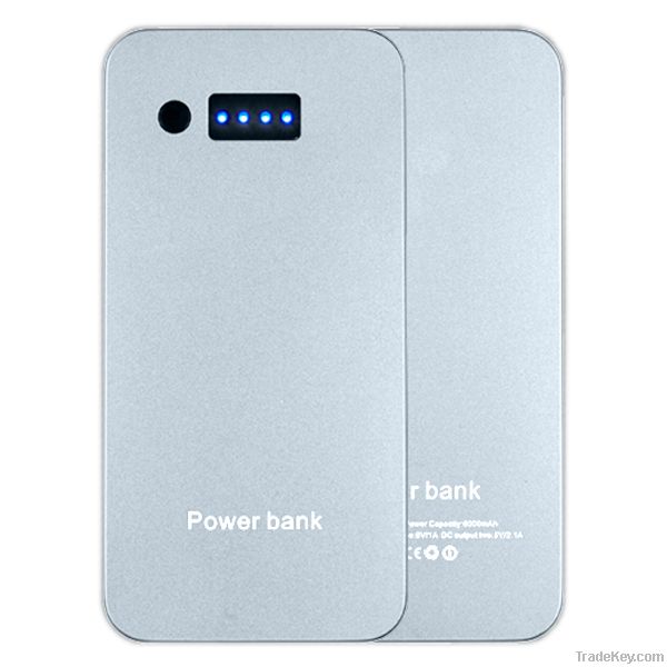 2013 New Hot Sale 6000mAh Power bank Battery Charger