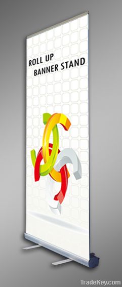 Roll up banner stand