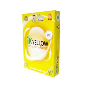 IK Yellow A4 Copy Paper 80gsm/75gsm/70gsm