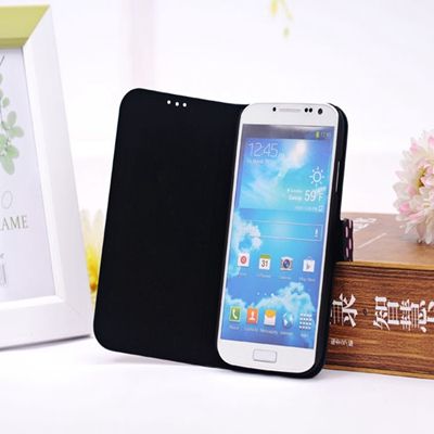 Double color standing cover cases for samsung galaxy s4