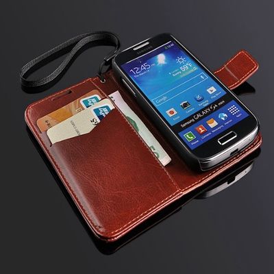 Hot wallet protective Case For Samsung Galaxy S4 Mini