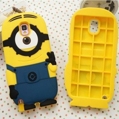 hottest silicone case for note 3,cute cartoon smart cover note 3