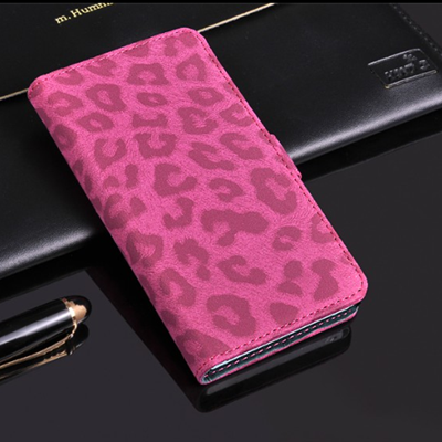 Hot sales stand case for sony xperia z l36h ,leopard phone case for sony l36h