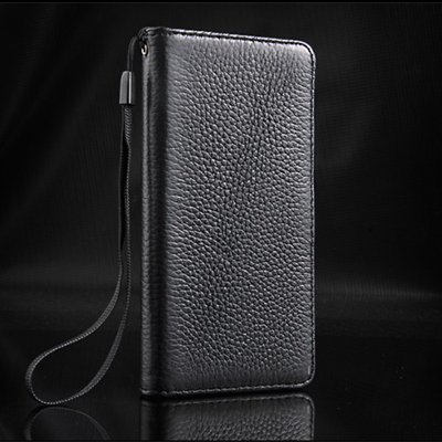 Top Grain leather case for sony l36h,for sony xperia z l36h case,for sony l36h case with lichee texture