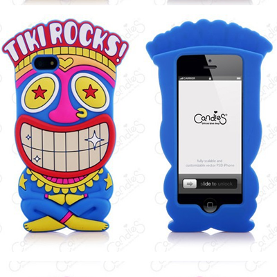 Noctilucent Pirate clown protect case for iphone 5/5s,cute silicone back cover iphone 5 5s