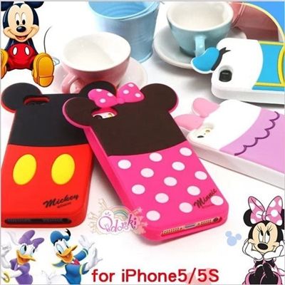 Colorful 3d cartoon back case for iphone5 5s from Chinese Supplier