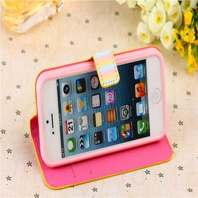 Xiaoxi wallet cover case for apple iphone5c,Beautiful girl wallet phone case for apple iphone5c