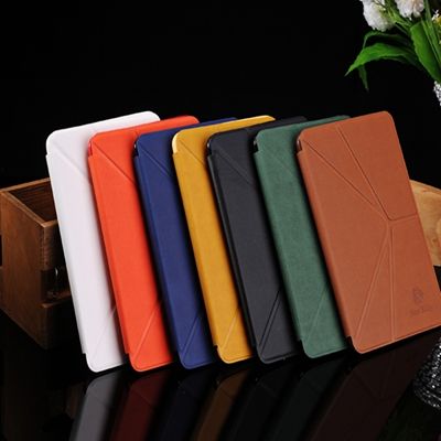 fold 5 flip leather case for ipad mini ,for apple ipad mini case