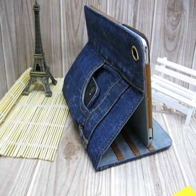 Cool jeans style stand case for apple ipad mini