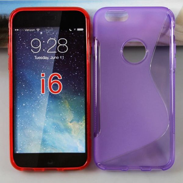 Newest s line tpu case for iphone 6,for iphone 6 tpu case