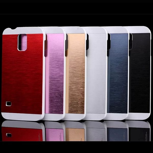 Wire drawing aluminum plastic case for samsung galaxy s5