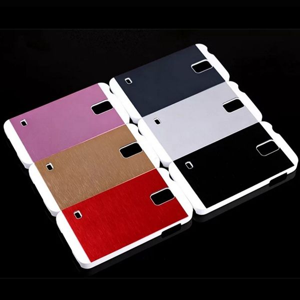 Wire drawing aluminum plastic case for samsung galaxy s5