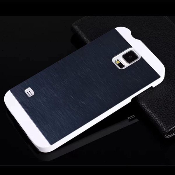 Wire drawing aluminum plastic case for samsung galaxy s5