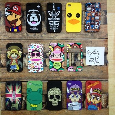 Double side protective case for iphone 5,for iphone5 case, novel pc cover for iphone 5