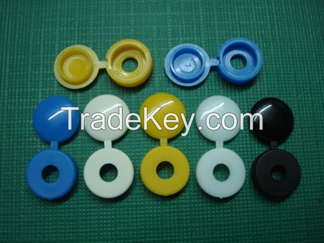 Plastic screw cap cover