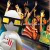 High technology 3D cinema for young people