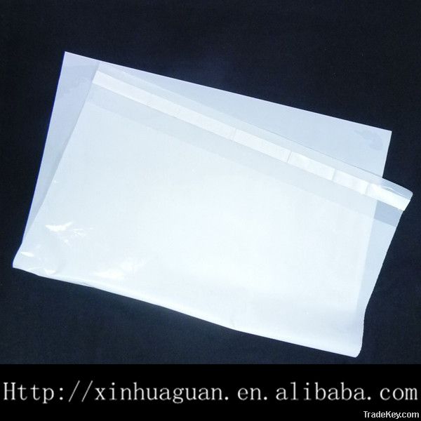 PE/PP clear plastic self-adhesive Bag/zipper lock bag